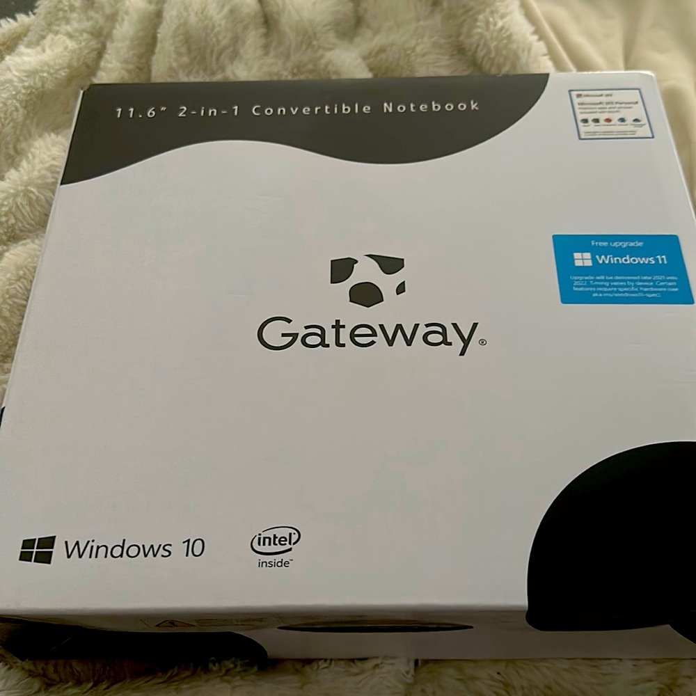 Gateway 11.6" Touchscreen 2-in-1sLaptop, IntelCeleron ProcessorN4020,4GBRAM,64GB